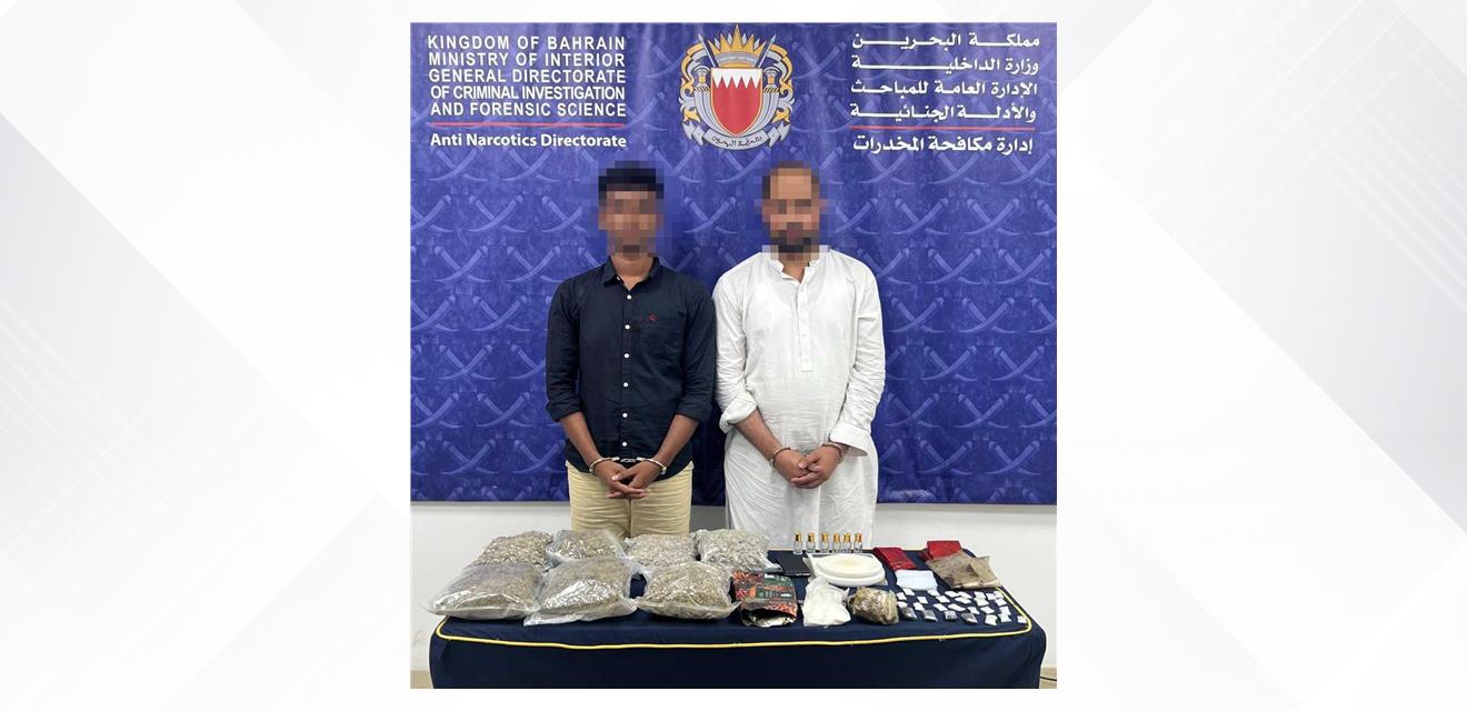 مكافحة المخدرات: في وقائع مختلفة.. القبض على عشرة أشخاص لحيازتهم مواد مخدرة  تزن حوالي 12 كيلو جرام بقيمة 176 ألف دينار<